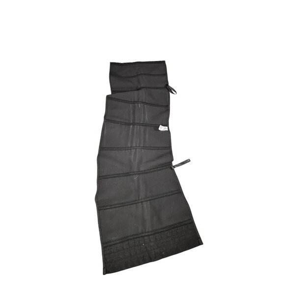 Black Waist Trainer Corset Belt For Women With Adjustable Hooks - Picture 2 of 5